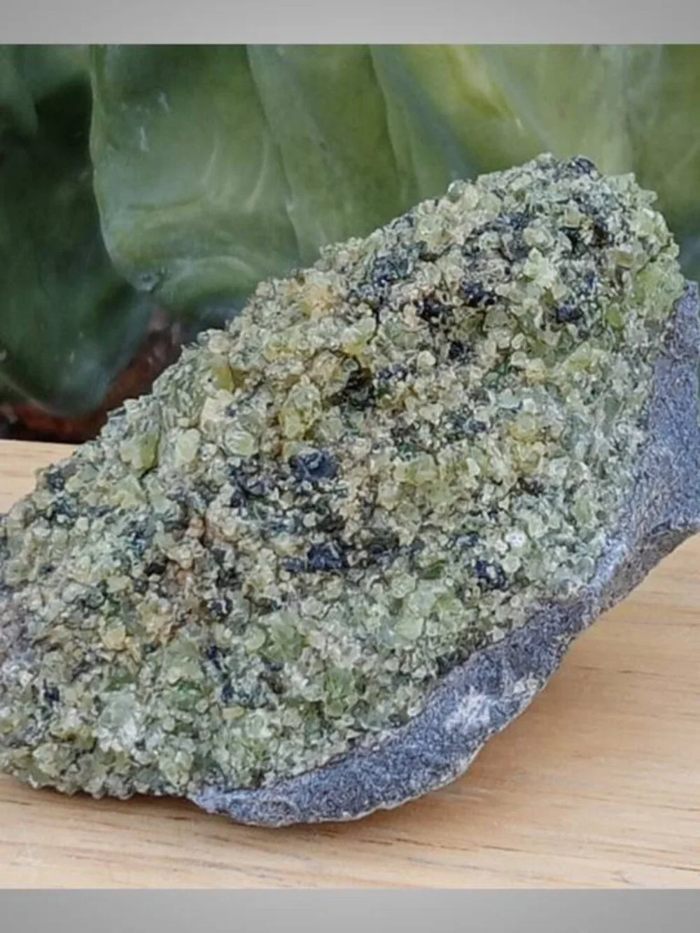 #4 Peridot crystal rock stone gemstone August Birthstone Chakra Healing
